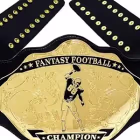 fantasy football championship belt custom