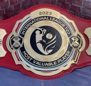 ILT20 International Cricket Championship T20 League MVP Belt 2023 – Legendary Player Trophy